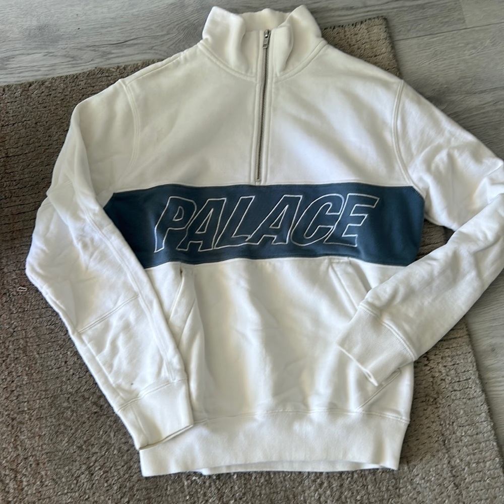 Palace quarter zip sweater